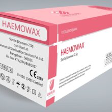 HAEMOWAX retail carton presentation
