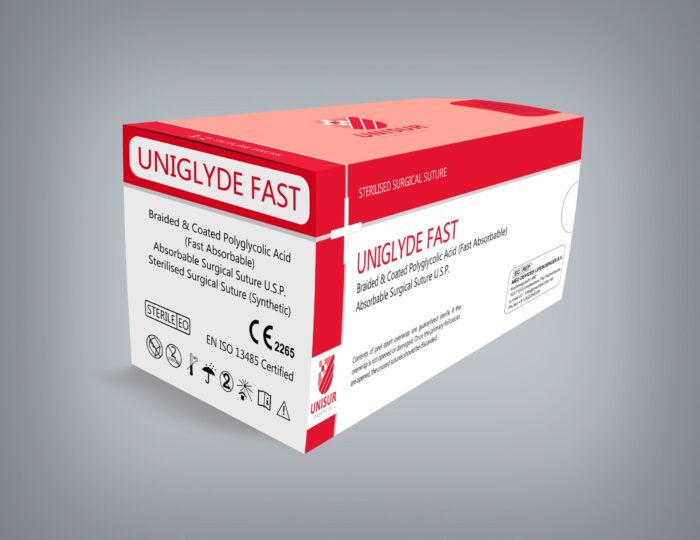 UNIGLYDE FAST Polyglycolic Acid Suture Box