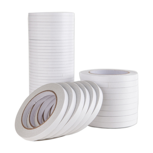 Factory Non-Woven Tissue Paper Double Sided Acrylic Adhesive Industrial Use Heat-Resistant Thin 80u Tissue Tape Soft Tape