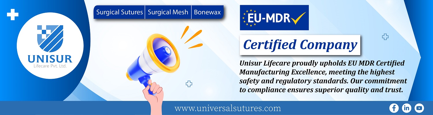 EU MDR Regulation 2017/745 Certified Surgical Suture Manufacturer - Universal Sutures Signature