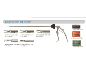 Reusable Titanium Clip Applicator 5mm 10mm Single Double Action